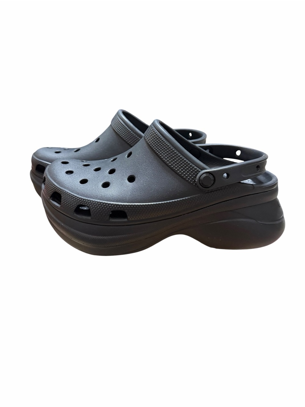Crocs Classic Bae Platform Clog Slip On Shoes | Black | Women's 11